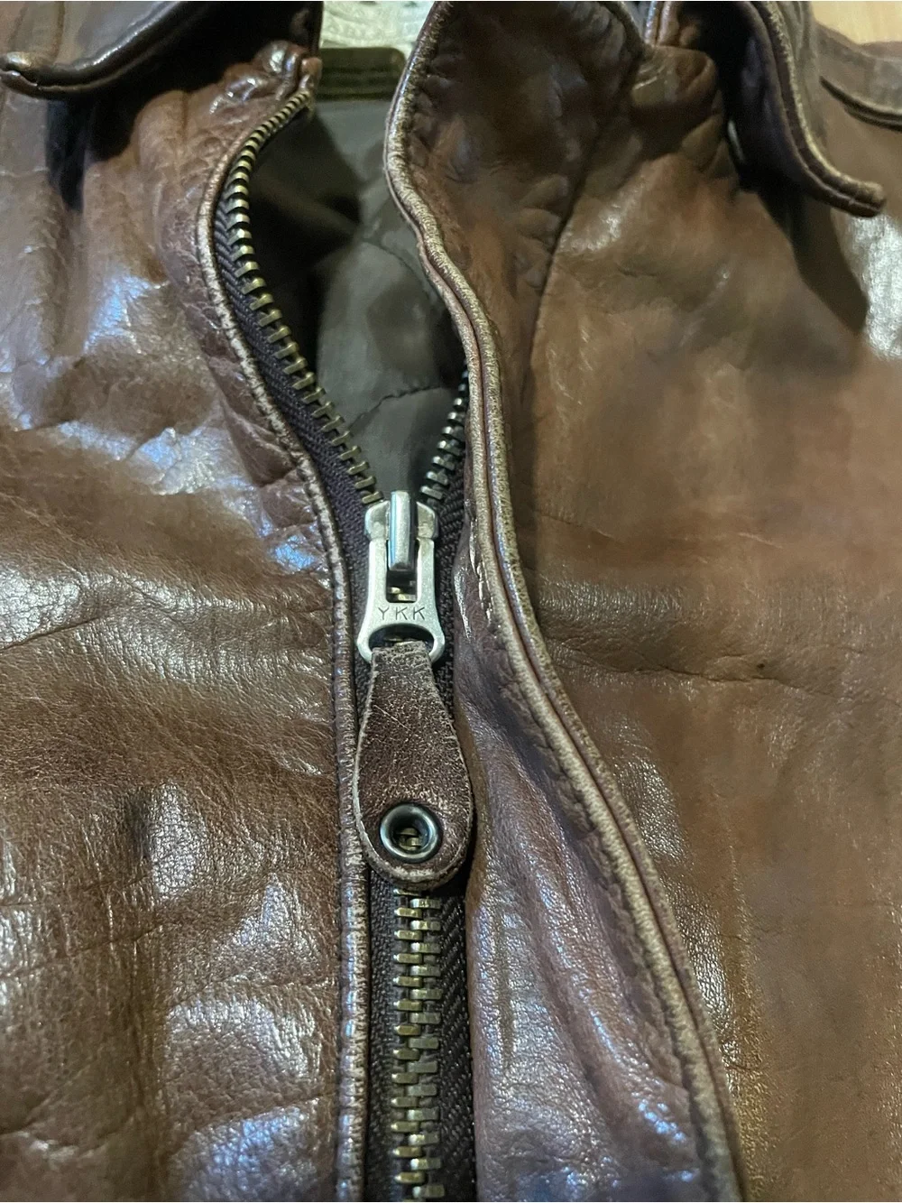 Vintage 80s Banana Republic A-2 Leather Jacket One Harrison St San Francisco 38